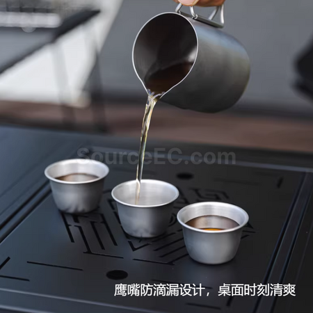 Customization Outdoor 304 Stainless Steel Tea Set for Travel Promotional Products
