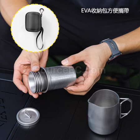 Customization Outdoor 304 Stainless Steel Tea Set for Travel Promotional Products