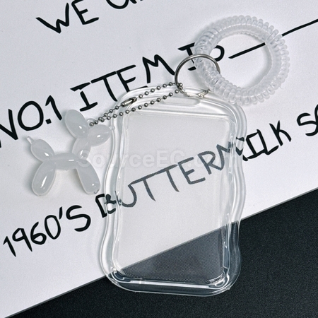 Customization Transparent sliding cover card holder Promotional Products