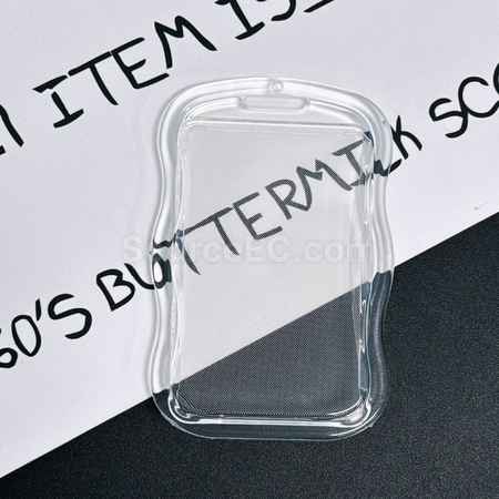 Customization Transparent sliding cover card holder Promotional Products