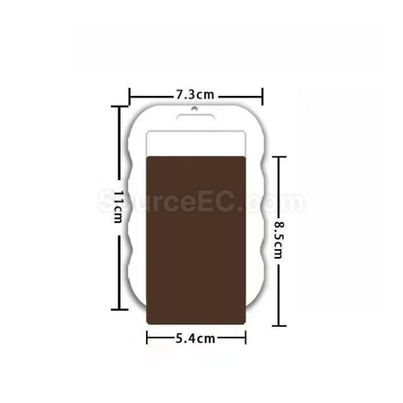 Customization Transparent sliding cover card holder Promotional Products
