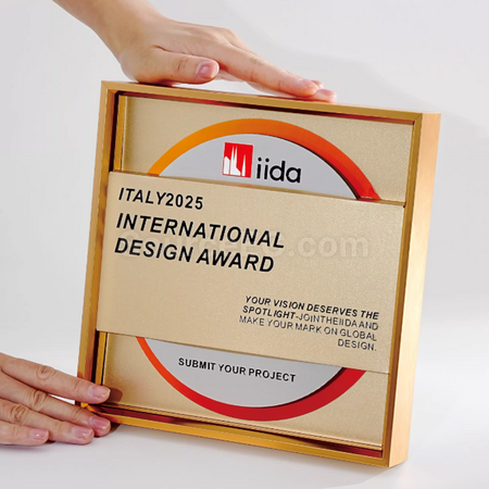 Customization Environmental Protection Bamboo Fiber Metal Medal Promotional Products