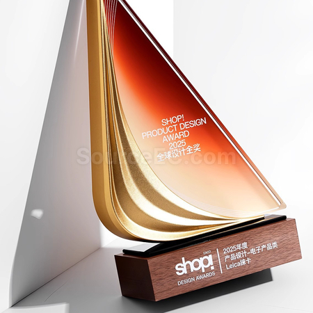 Customization Creative Sailing Metal Crystal Award Promotional Products
