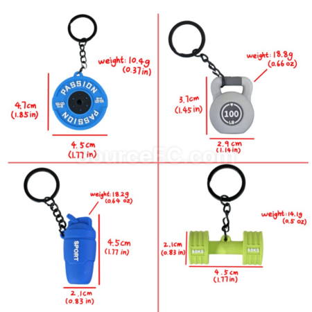 Customization Sports Series Keychain Promotional Products