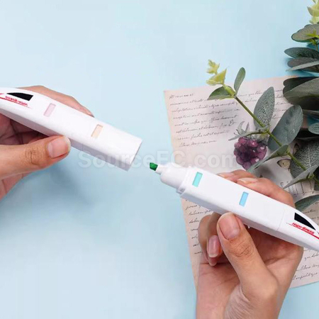 Customization High Speed Rail Shaped Fluorescent Pen Promotional Products