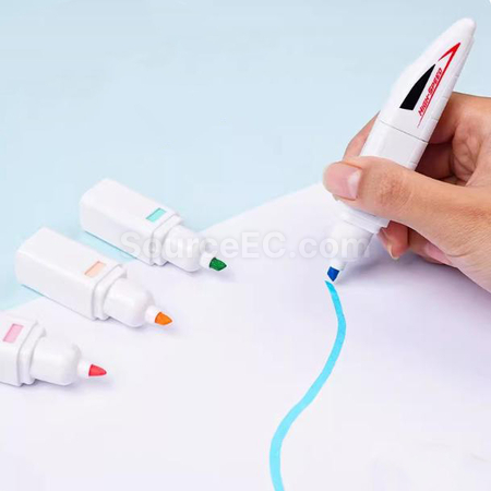 Customization High Speed Rail Shaped Fluorescent Pen Promotional Products
