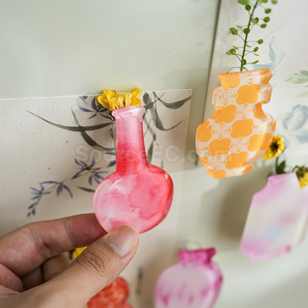 Customization Vase refrigerator magnet Promotional Products
