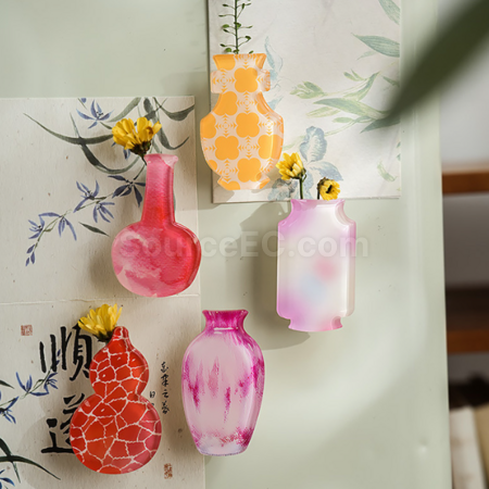 Customization Vase refrigerator magnet Promotional Products