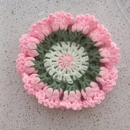 Customization Woven flower cup mat Promotional Products
