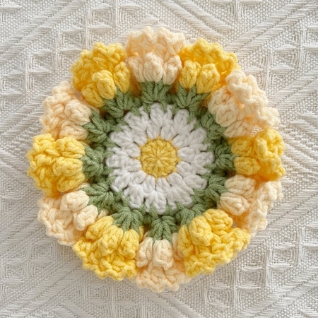 Customization Woven flower cup mat Promotional Products