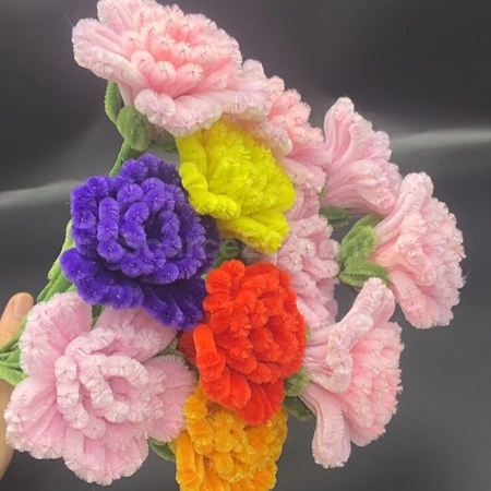 Customization Pipe cleaner carnation bouquet Promotional Products