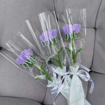 Customization Pipe cleaner carnation bouquet Promotional Products