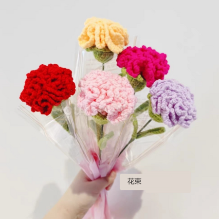 Customization Bouquet of pipe cleaner carnations and tulips Promotional Products