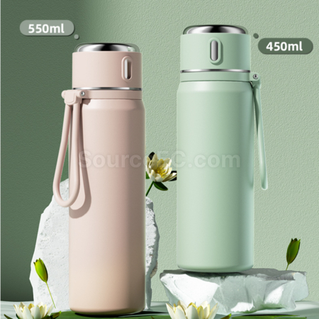 Customization Food-Grade 316 Stainless Steel Portable Thermos Cup Promotional Products