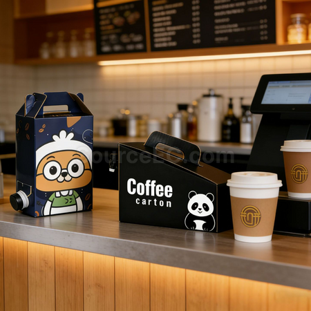 Customization Coffee Drink Takeout Box Promotional Products