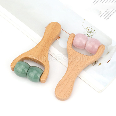 Customization Rose Quartz Jade Roller Massager Promotional Products