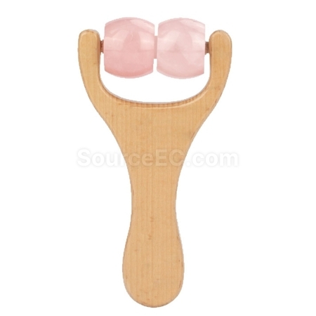 Customization Rose Quartz Jade Roller Massager Promotional Products