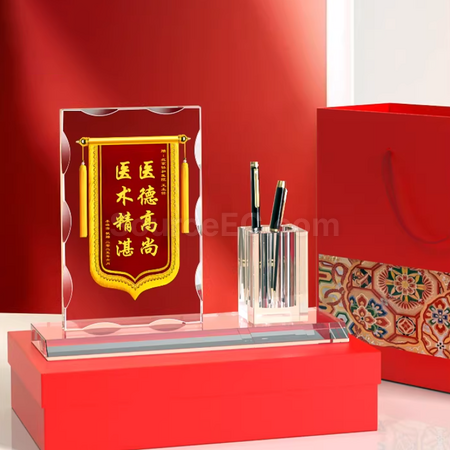 Customization Crystal Pennant Tabletop Decoration Promotional Products
