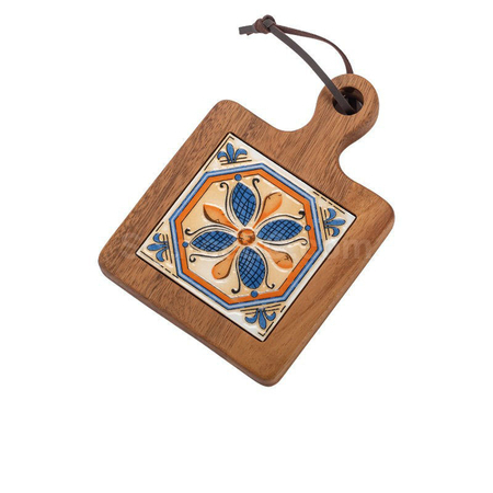 Customization Ceramic solid wood cup Coaster Promotional Products