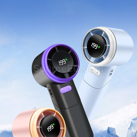 Customization Multi-angle rotating and folding handheld fan Promotional Products