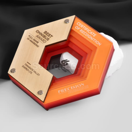 Customization Multi-layer Acrylic Wooden Trophy Promotional Products