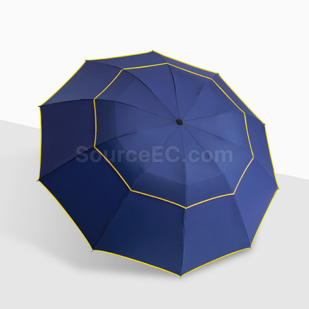 Customization 10-rib Business Manual Folding Umbrella Promotional Products