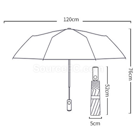 Customization Two-folding Golf Umbrella Promotional Products