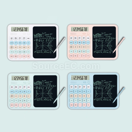 Customization 2-In-1 Calculator Tablet Promotional Products
