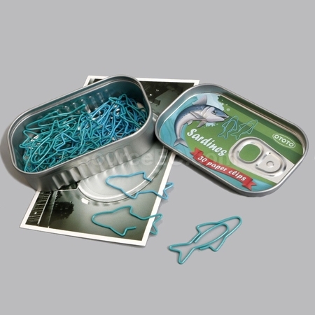 Customization Creative Sardine Canned Paperclip Promotional Products