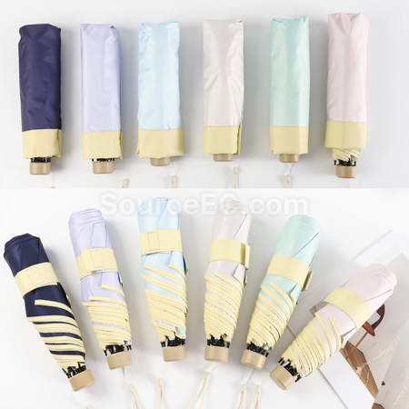 Customization 6-Rib Ultra-Light Mini Memory Umbrella Promotional Products