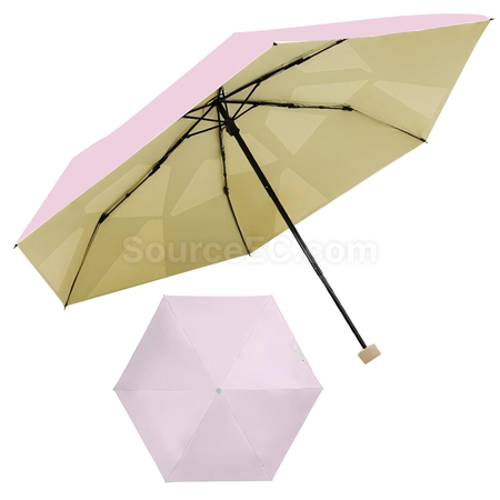 Customization 6-Rib Ultra-Light Mini Memory Umbrella Promotional Products