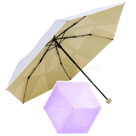 Customization 6-Rib Ultra-Light Mini Memory Umbrella Promotional Products