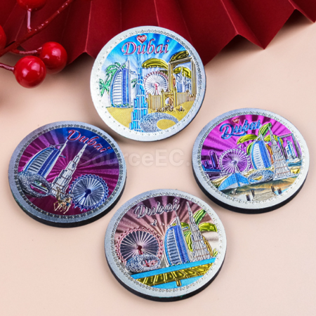 Customization Customized aluminum foil scenic refrigerator magnets Promotional Products