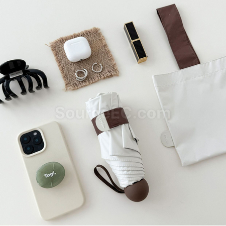 Customization Coffee Capsule Folding Umbrella Promotional Products