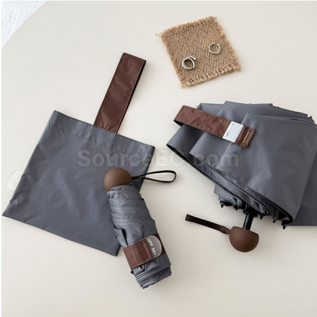 Customization Coffee Capsule Folding Umbrella Promotional Products