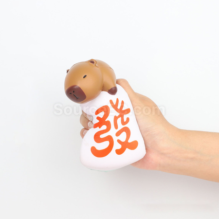 Customization Mahjong Capybara Squishy Stress Relief Toy Promotional Products