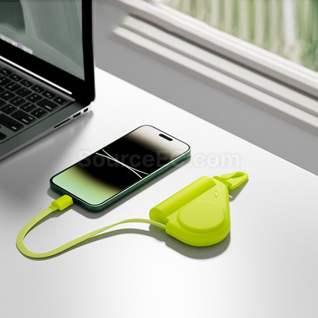 Customization Power Bank With Retractable Cable Promotional Products