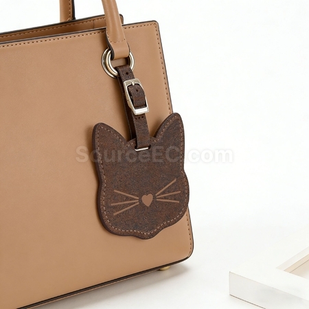 Customization Eco-friendly Cat Luggage Tag Made from Coffee Grounds Promotional Products