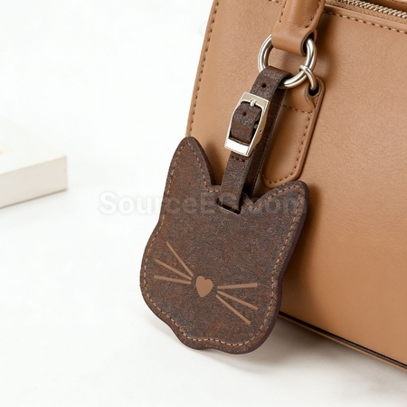 Customization Eco-friendly Cat Luggage Tag Made from Coffee Grounds Promotional Products