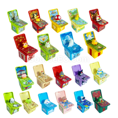Customization Decompression 3D Figurine Surprise Box Keychain Promotional Products