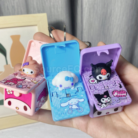Customization Decompression 3D Figurine Surprise Box Keychain Promotional Products