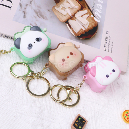 Customization Bread machine decompression toy keychain Promotional Products