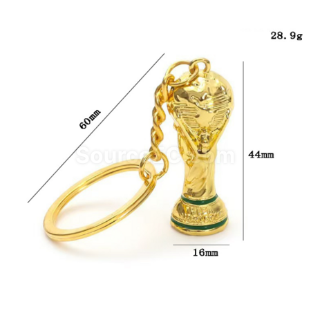 Customization World Cup keychain Promotional Products