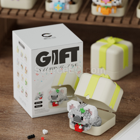 Customization Panda, Puppy, Animal Building Block Toy Gift Box Promotional Products