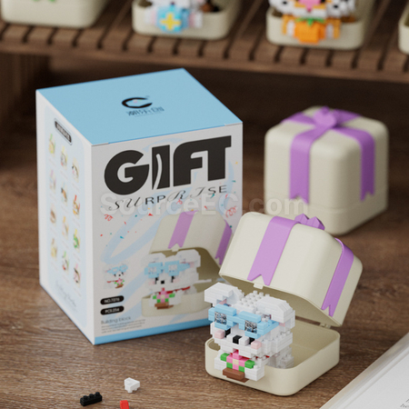 Customization Panda, Puppy, Animal Building Block Toy Gift Box Promotional Products