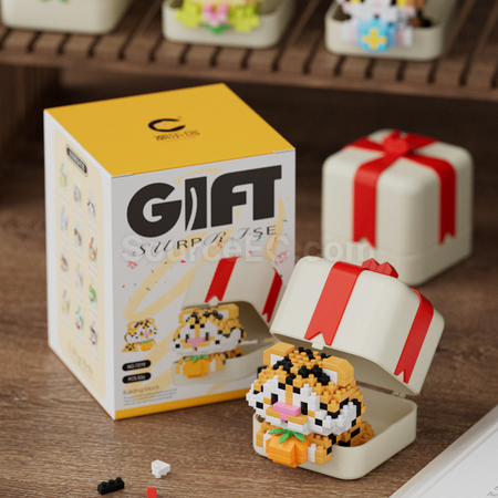 Customization Panda, Puppy, Animal Building Block Toy Gift Box Promotional Products