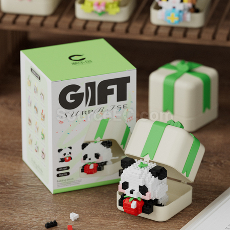 Customization Panda, Puppy, Animal Building Block Toy Gift Box Promotional Products