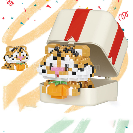 Customization Panda, Puppy, Animal Building Block Toy Gift Box Promotional Products