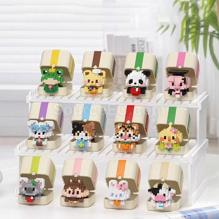 Customization Panda, Puppy, Animal Building Block Toy Gift Box Promotional Products