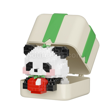 Customization Panda, Puppy, Animal Building Block Toy Gift Box Promotional Products